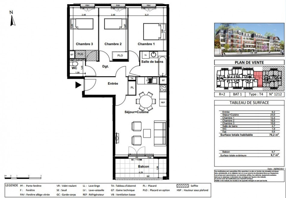 plan appartement 76m2