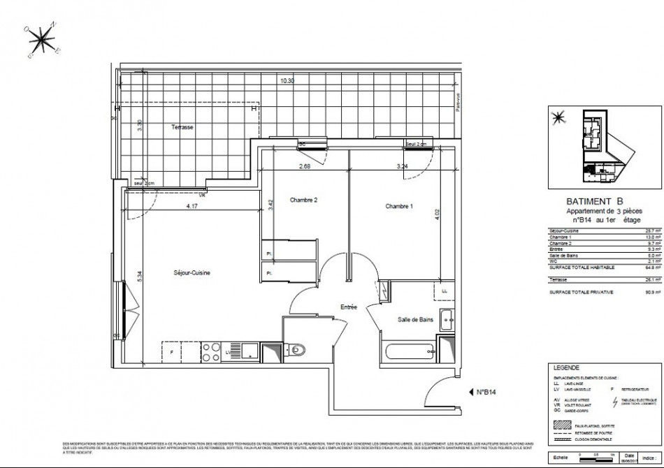 plan appartement 49m2