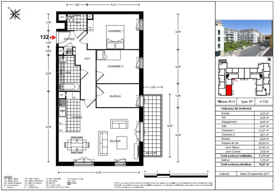plan appartement 72m2