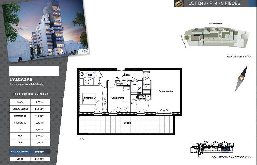 plan appartement 90 m