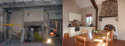Saint sylvestre pragoulin (63) - volledige renovatie van een woning Auvergne properties