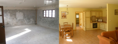 Mariol (03) - conversion of an outbuilding into a house Auvergne properties