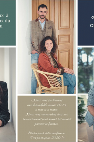 Excellente année 2020: les voeux de nos collaborateurs Confiance immobilière