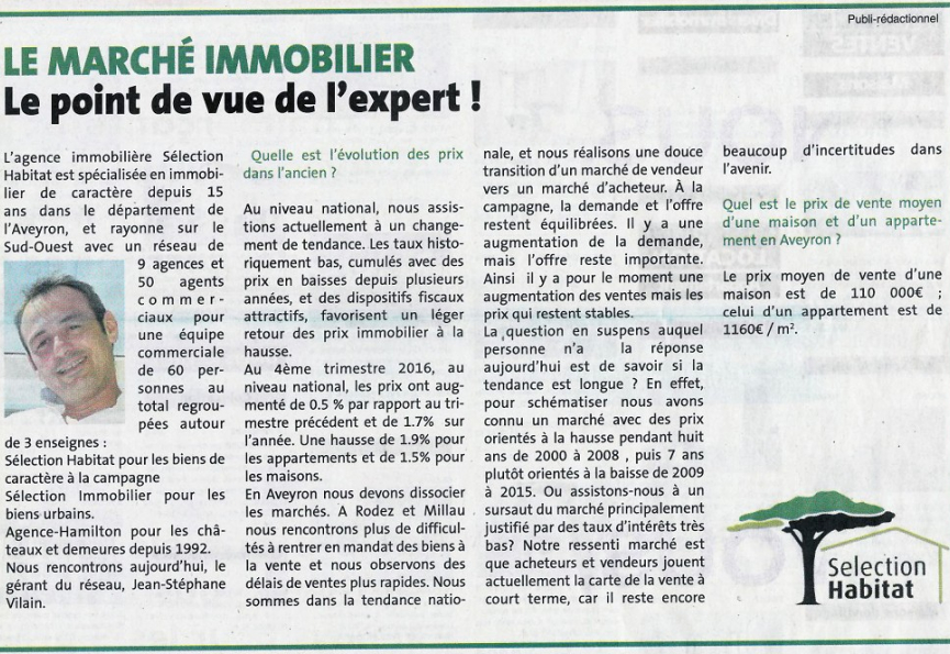 La presse en parle.... Selection habitat