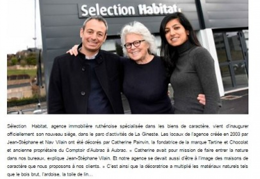 La presse en parle.... Selection habitat