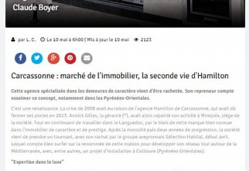 La presse en parle.... Selection habitat