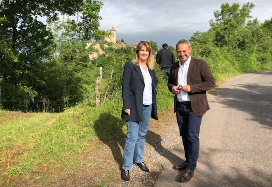 Reportage avec journal tv suisse Selection habitat