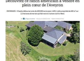 Un ranch à vendre au coeur de l'aveyron ? Hamilton