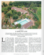 Le château d'arvieu dans le figaro Selection habitat