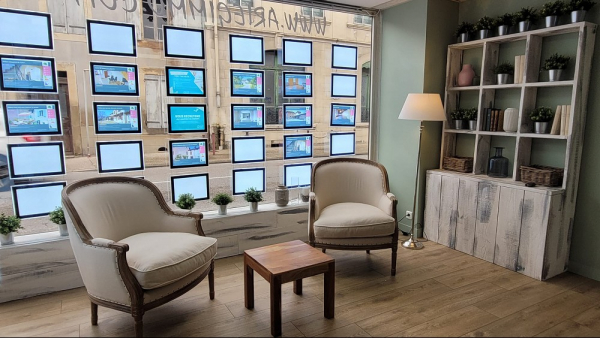 Rénovation de l'agence de lavelanet Arieg'immo lavelanet