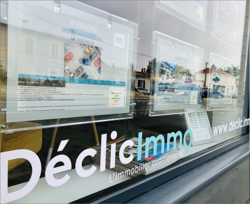 1ère enseigne posée Déclic immo