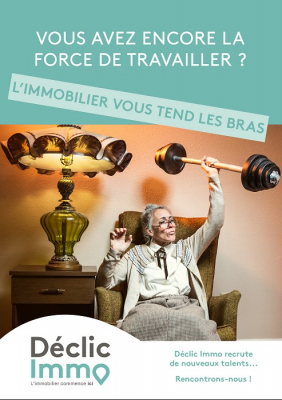 Campagne de communication recrutement Déclic immo