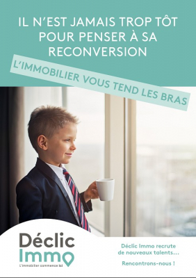 Campagne de communication recrutement Déclic immo