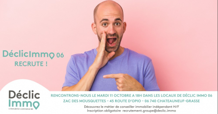 Réunion d'information le 11 octobre 2022 à 18 heures Déclic immo