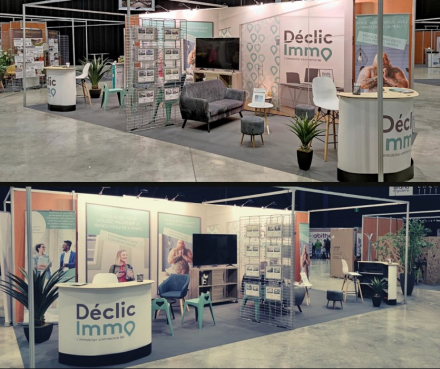 Partenaire du salon de l'immobilier 2023 Déclic immo