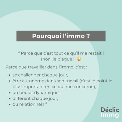 Portrait myriam papegay Déclic immo
