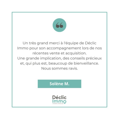 Nouvel avis client du centre déclic immo 33 Déclic immo