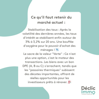 Info immo - immobilier 2026 : le retour des acheteurs est lancé Déclic immo