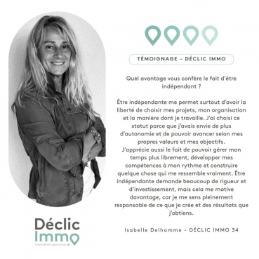 Témoignage déclic immo - isabelle delhomme Déclic immo