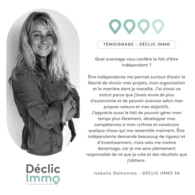 Témoignage déclic immo - isabelle delhomme Déclic immo