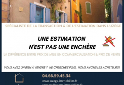 Différence entre prix de vente et prix de commercialisation  Uzege immobilier