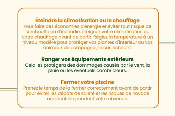 Départ en vacances : ce qu’il faut vérifier pour quitter son logement sereinement  Jeko immobilier