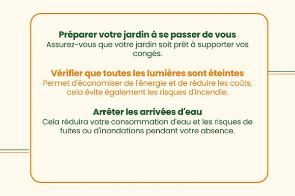 Départ en vacances : ce qu’il faut vérifier pour quitter son logement sereinement  Jeko immobilier