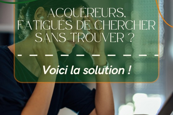 Acquéreur ? vous cherchez un bien sans succès ?  Jeko immobilier