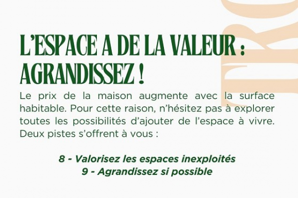 13 travaux malins pour augmenter la valeur de votre maison ! Jeko immobilier