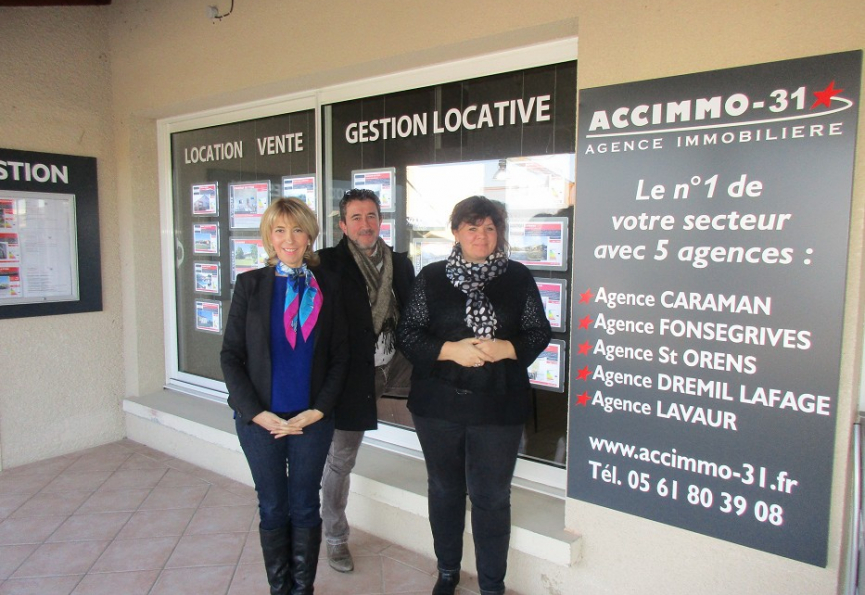 Ouverture de la nouvelle agence à caraman Accimmo 31
