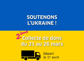Soutenons l'ukraine... 2ème collecte ! Groupe tolosan immobilier