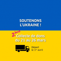 Soutenons l'ukraine... 2ème collecte ! Groupe tolosan immobilier