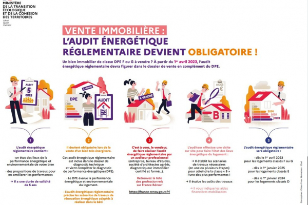Dès le 1er avril 2023 : l'audit energétique Castex immo