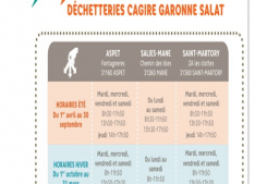 Horaire déchetterie Castex immo