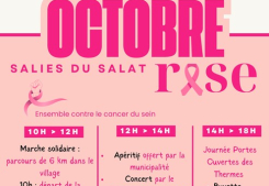 Octobre rose salies du salat Castex immo