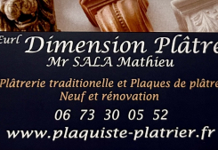 Dimension platre La place immobilier