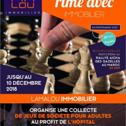 Collecte de jeux de sociÉtÉs - centre hospitalier paul coste-floret Lamalou immobilier