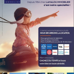 Locations saisonnieres - confiez-nous votre maison de vacances ou votre résidence principale en été. Lamalou immobilier