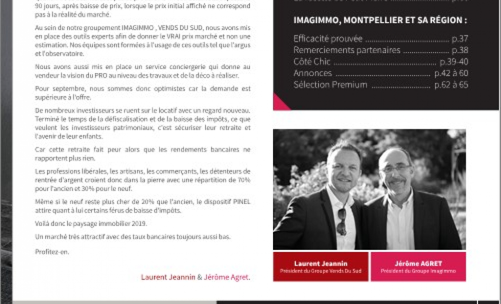 Home 34 n°13 Ag immobilier