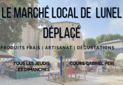 Le marché local de lunel déplacé Pescalune immobilier