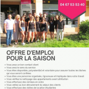 Recrutement saison été 2022 ! Agence amarine