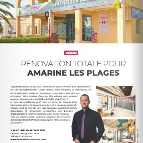 Pour le meilleur de l'immobilier de sete et alentours, les clés de votre futur logement ? Agence amarine
