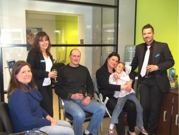 Témoigne de  mlle leaune et de m. henninger et mlle choque S'antoni immobilier