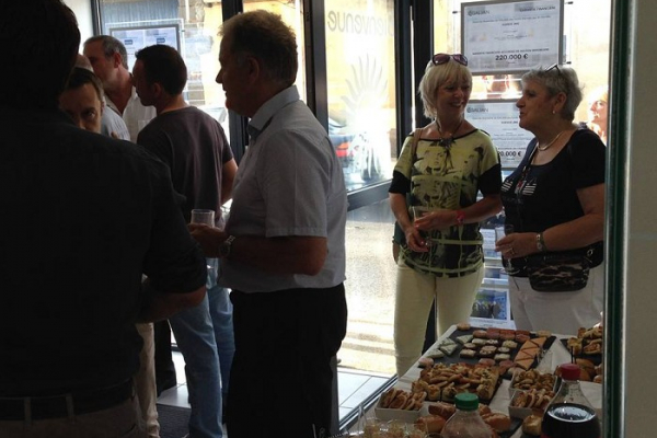 Inauguration de l'agence s'antoni immobilier jmg a vias Soleil & prestige immobilier