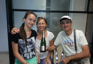 Heureux acquéreurs d'un appartement au grau d'agde S'antoni immobilier