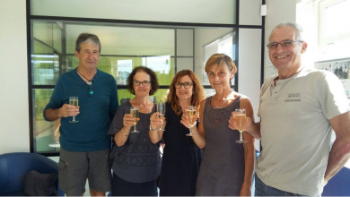 Heureux acquéreurs et vendeurs à sete S'antoni immobilier