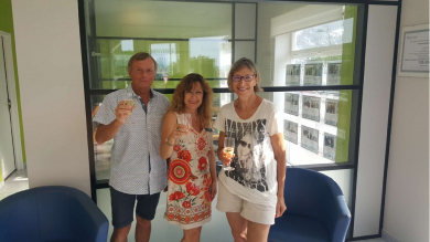 Heureux acquéreurs à sète S'antoni immobilier