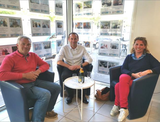Heureux acquéreurs au cap d'agde S'antoni immobilier