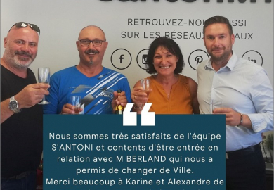 M&me cavano acquéreurs à mèze S'antoni immobilier