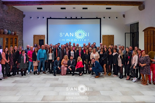 Octobre rose - la s'antoni family clôture une magnifique soirée au château hermitage de combas Soleil & prestige immobilier